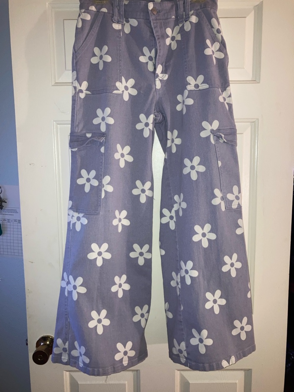 Altar'd State Lavender Polka Dot Corduroy Pants